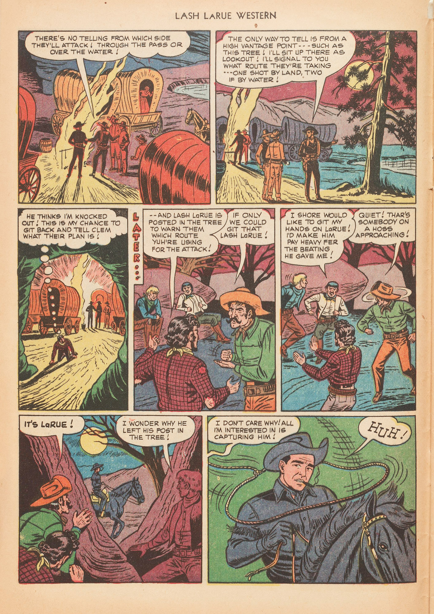 Read online Lash Larue Western (1949) comic -  Issue #10 - 8