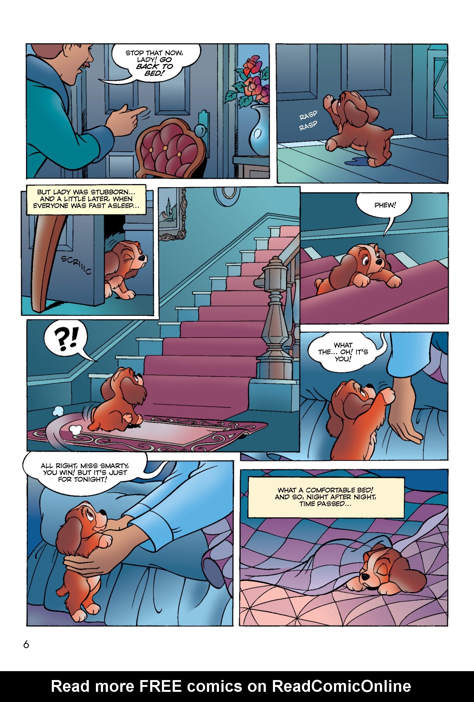 Read online Disney Lady and the Tramp: The Story of the Movie in Comics comic -  Issue # Full - 7