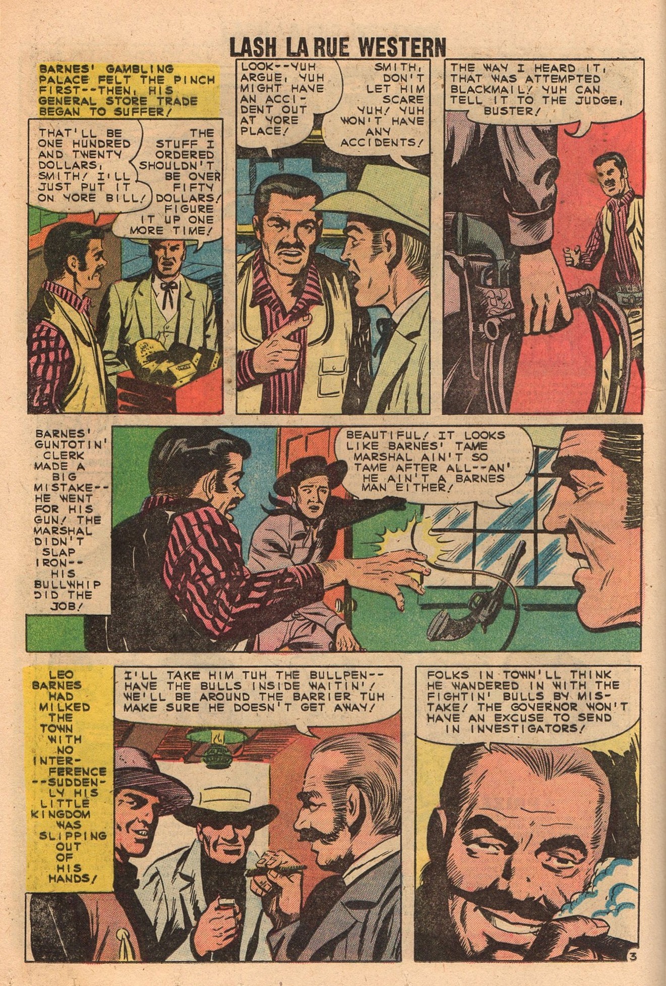 Read online Lash Larue Western (1949) comic -  Issue #73 - 16