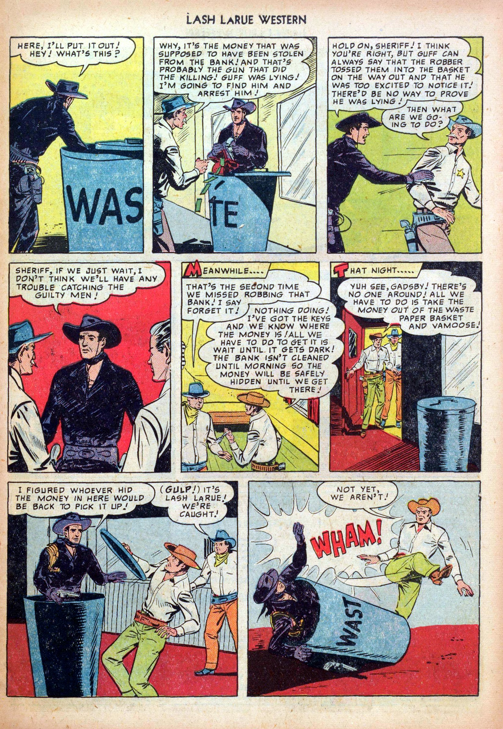 Read online Lash Larue Western (1949) comic -  Issue #4 - 23