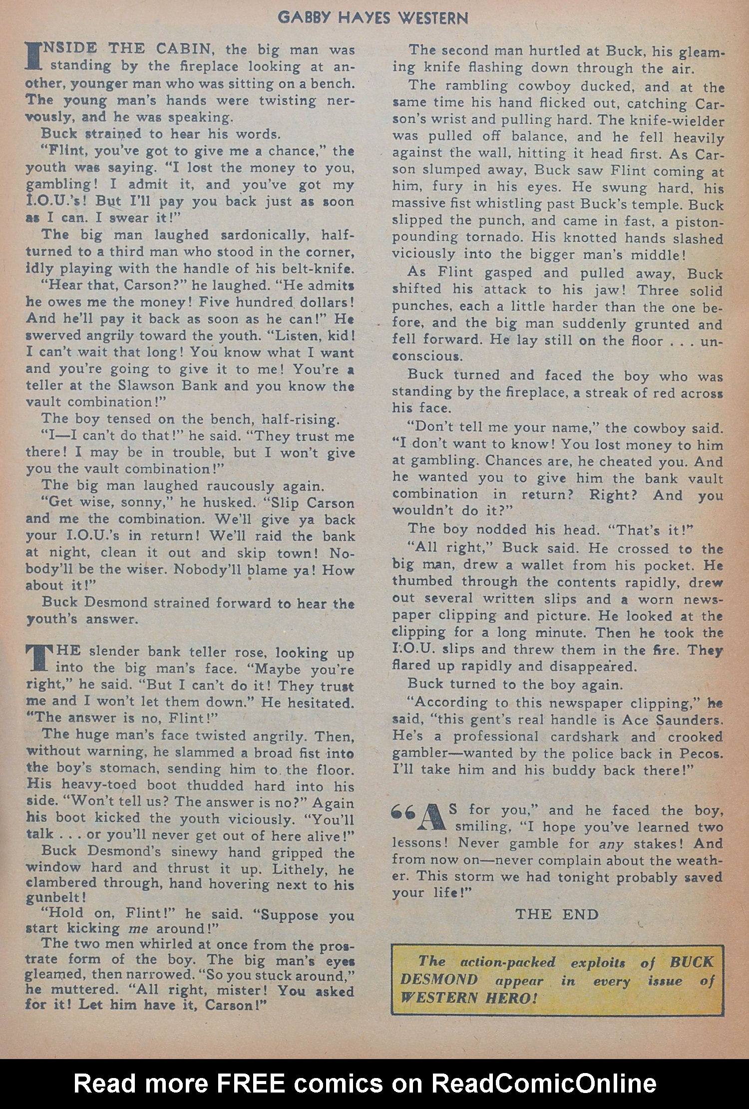 Read online Gabby Hayes Western comic -  Issue #14 - 26