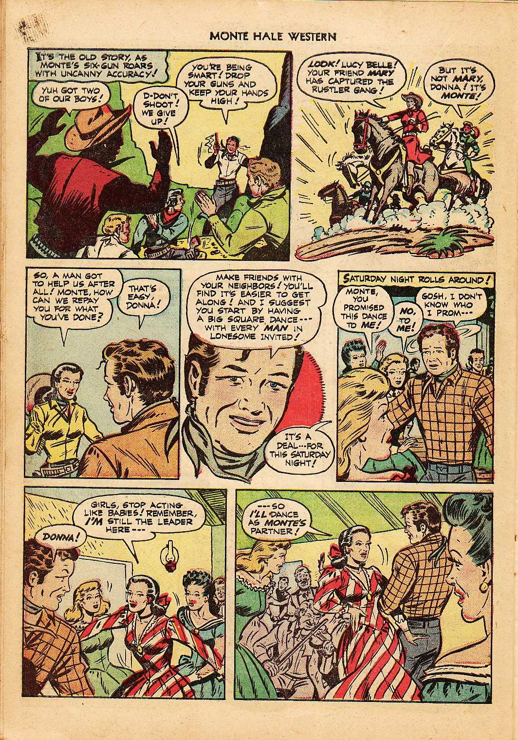 Read online Monte Hale Western comic -  Issue #38 - 33