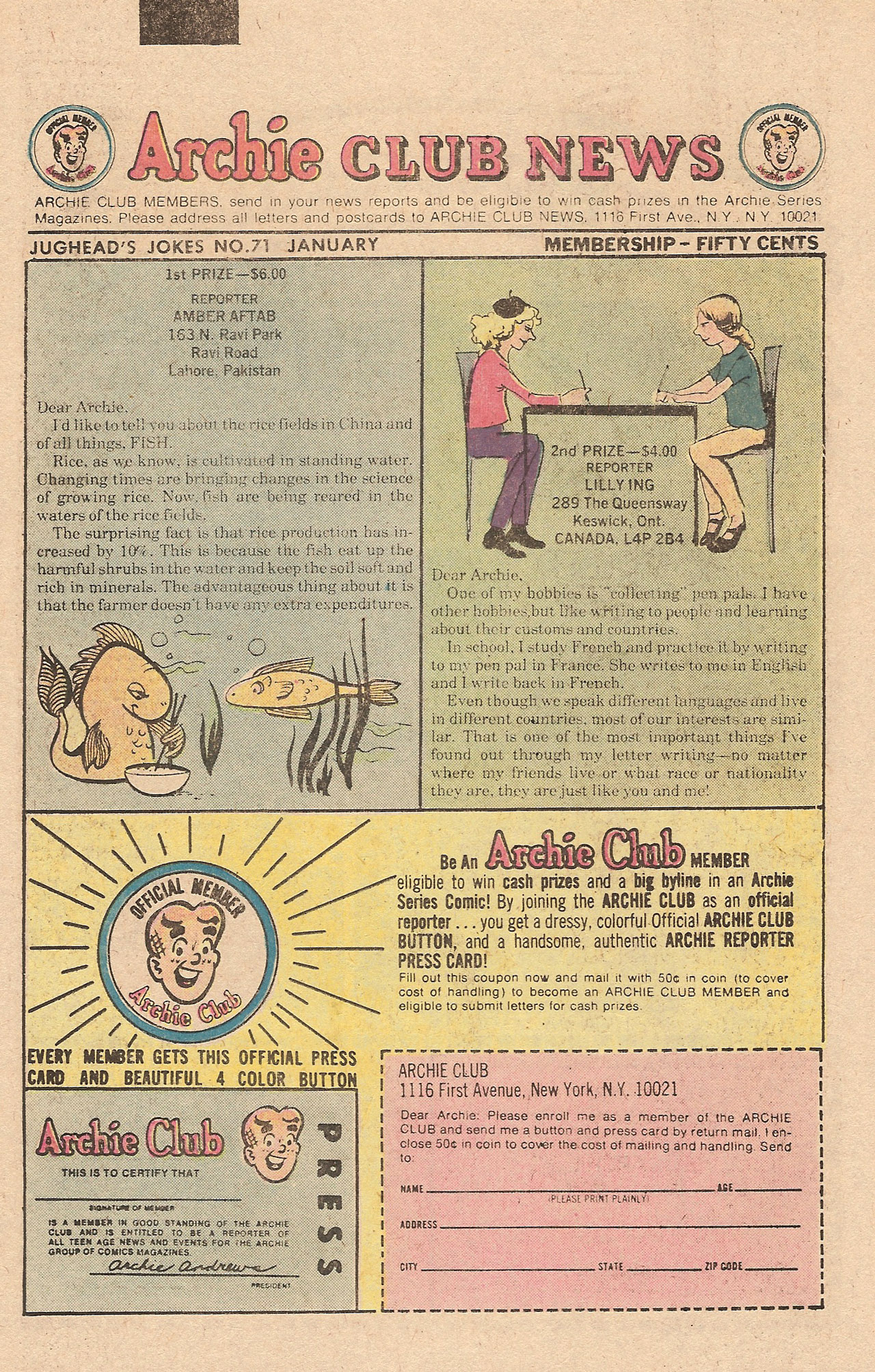 Read online Jughead's Jokes comic -  Issue #71 - 26
