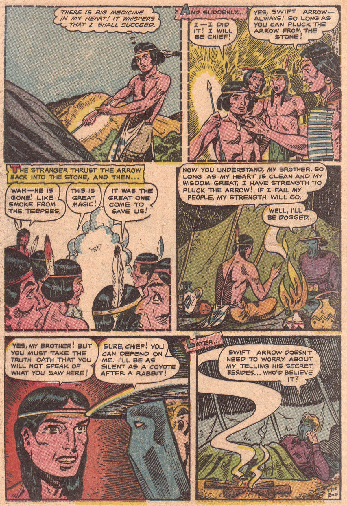 Read online Swift Arrow (1957) comic -  Issue #3 - 34