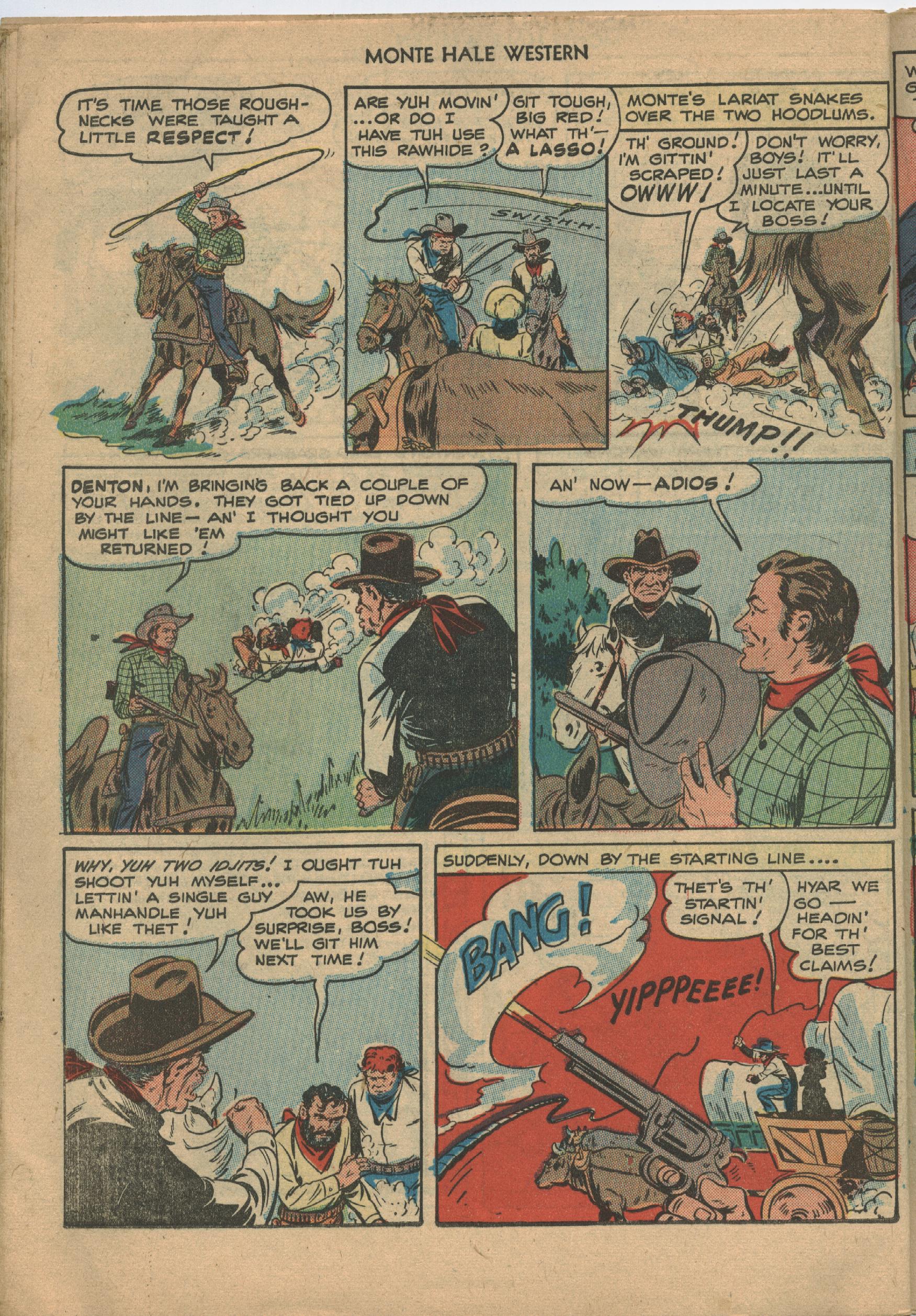 Read online Monte Hale Western comic -  Issue #29 - 46