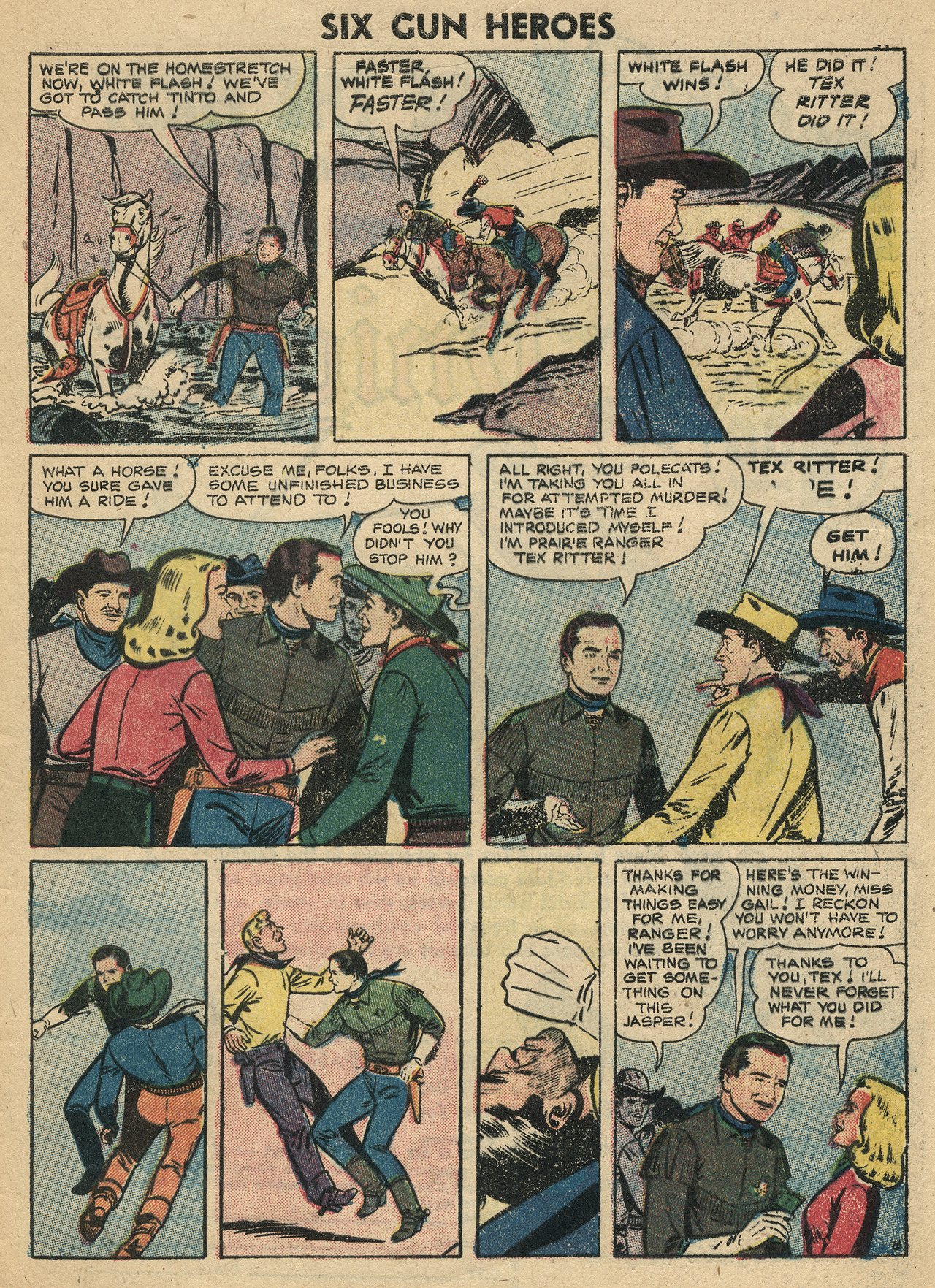Read online Six-Gun Heroes comic -  Issue #37 - 33