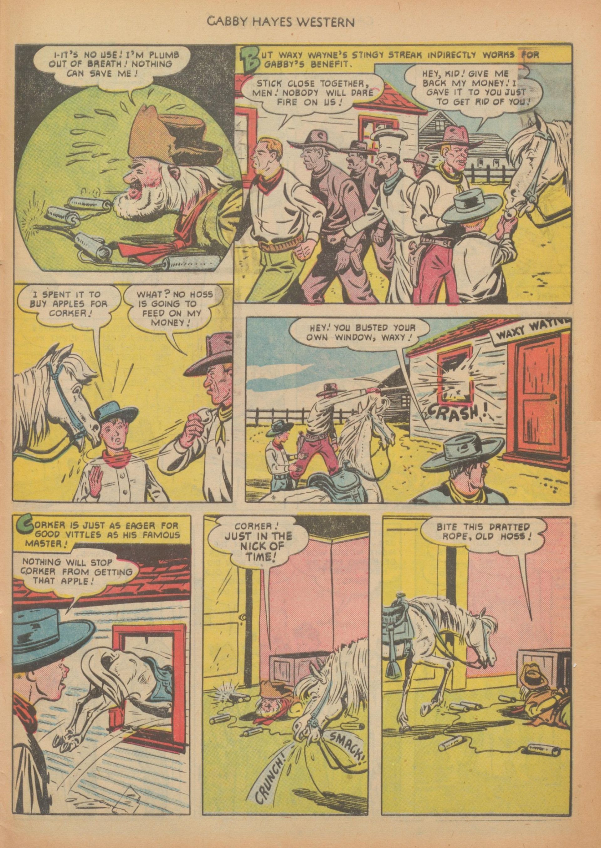 Read online Gabby Hayes Western comic -  Issue #30 - 33