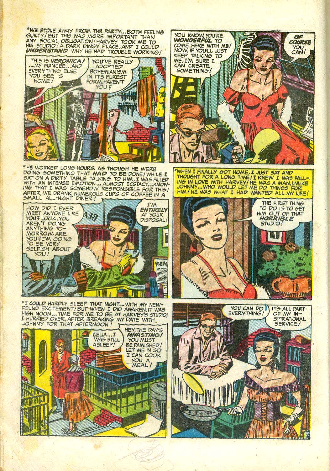 Read online Young Love (1949) comic -  Issue #8 - 14