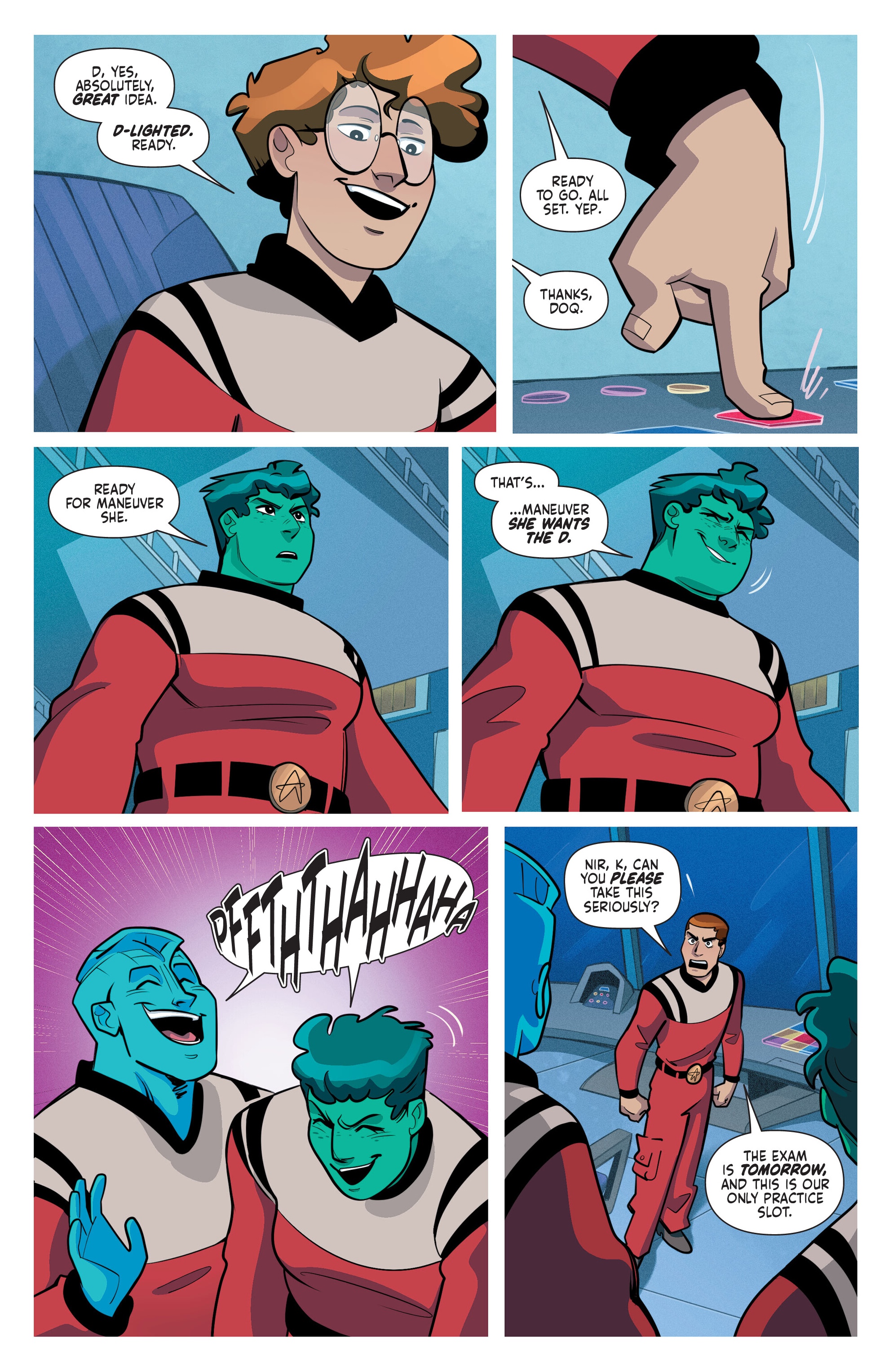 Read online Star Trek: Picard's Academy comic -  Issue #3 - 4
