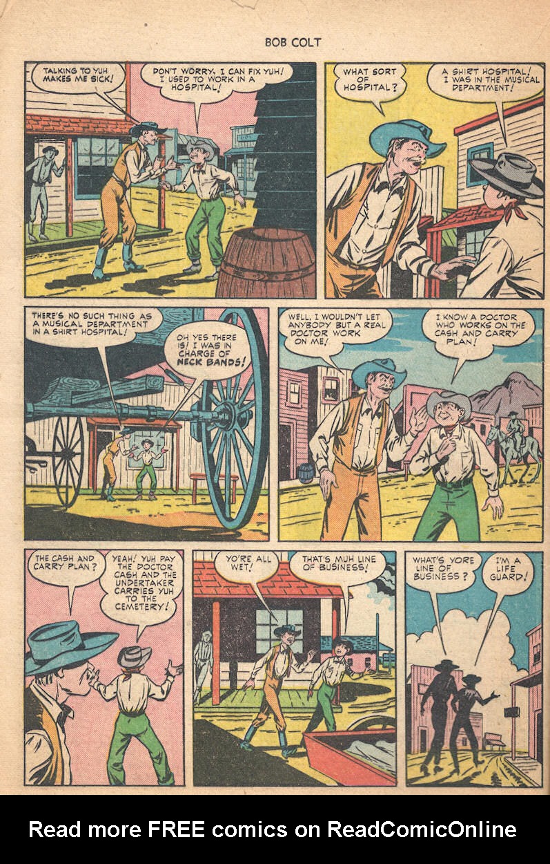 Read online Bob Colt Western comic -  Issue #1 - 16