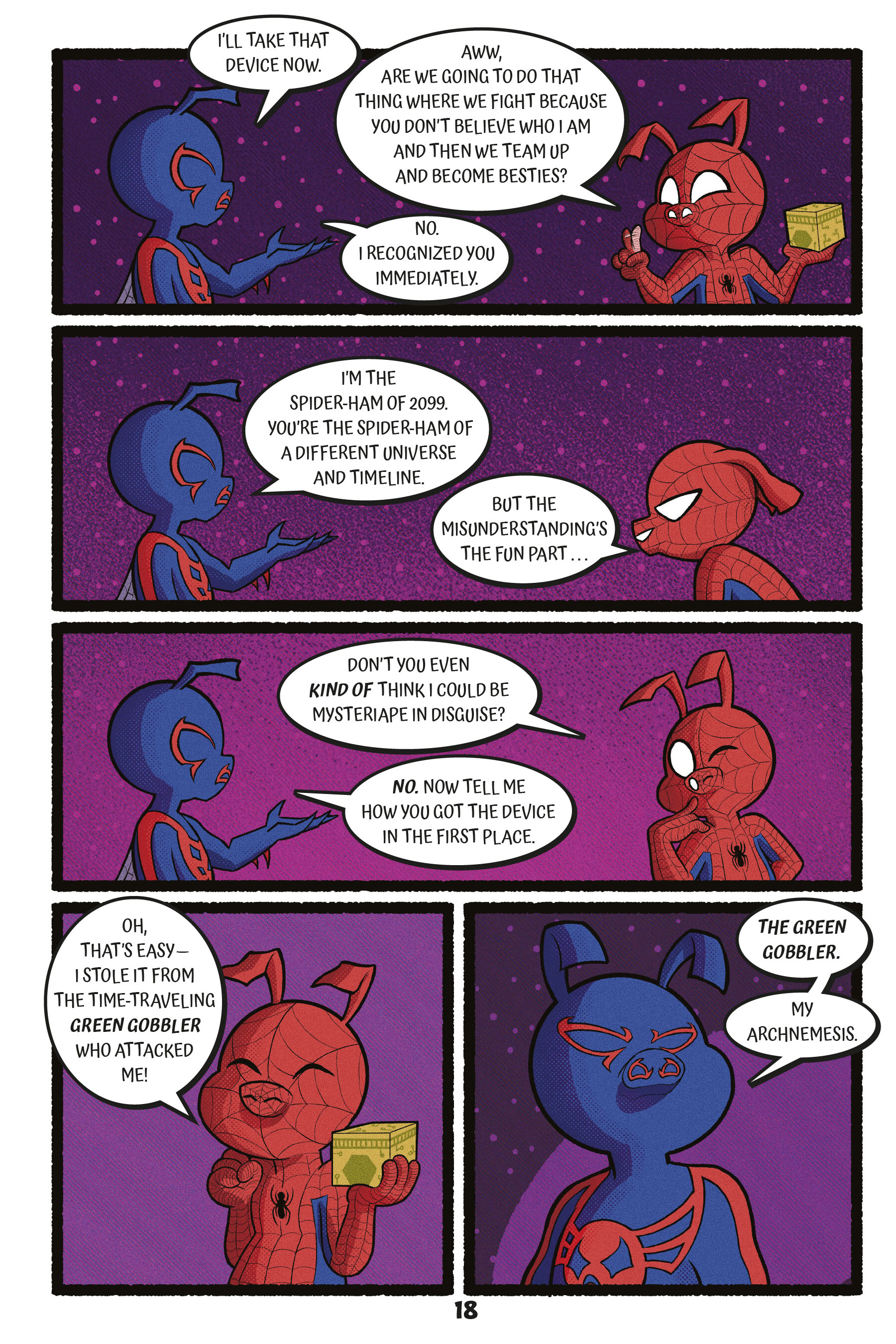 Read online Spider-Ham: A Pig in Time comic -  Issue # TPB - 21