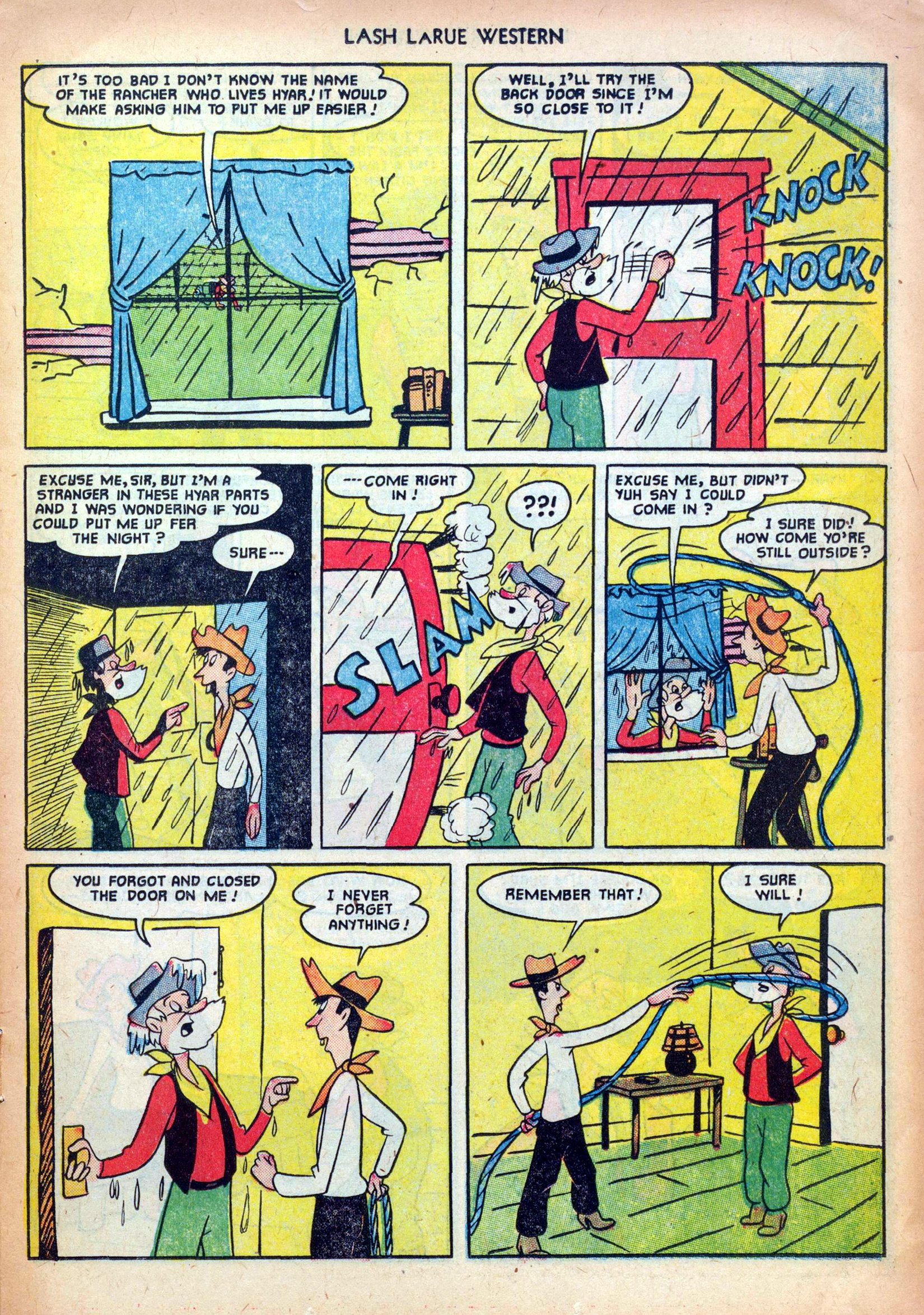Read online Lash Larue Western (1949) comic -  Issue #24 - 15