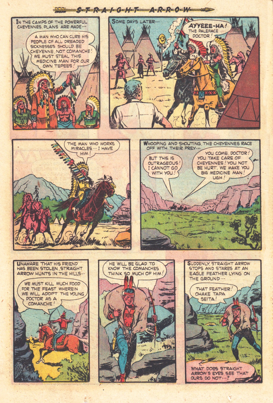 Read online Straight Arrow comic -  Issue #18 - 24