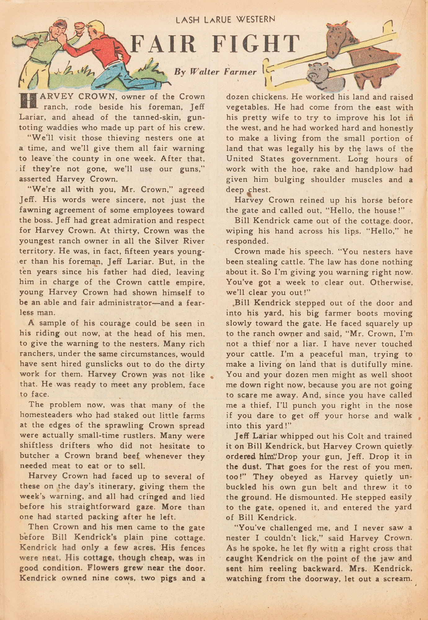 Read online Lash Larue Western (1949) comic -  Issue #20 - 20