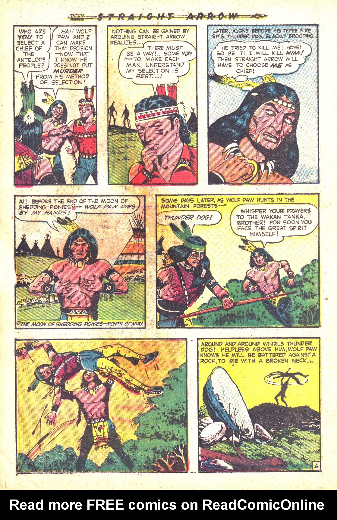 Read online Straight Arrow comic -  Issue #26 - 6