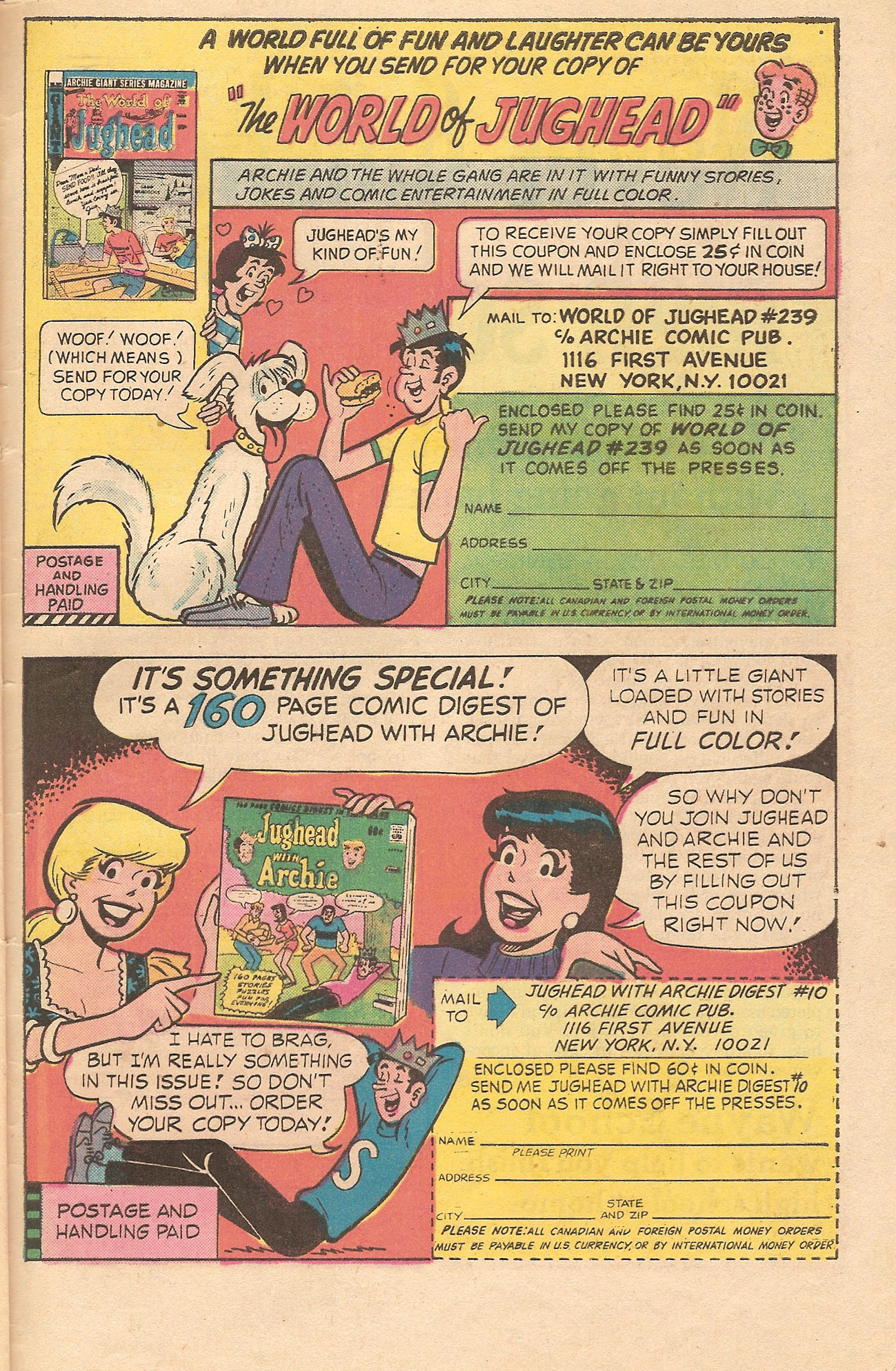 Read online Jughead's Jokes comic -  Issue #45 - 32