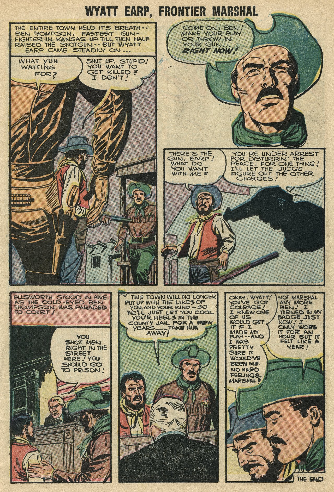 Read online Wyatt Earp Frontier Marshal comic -  Issue #12 - 11