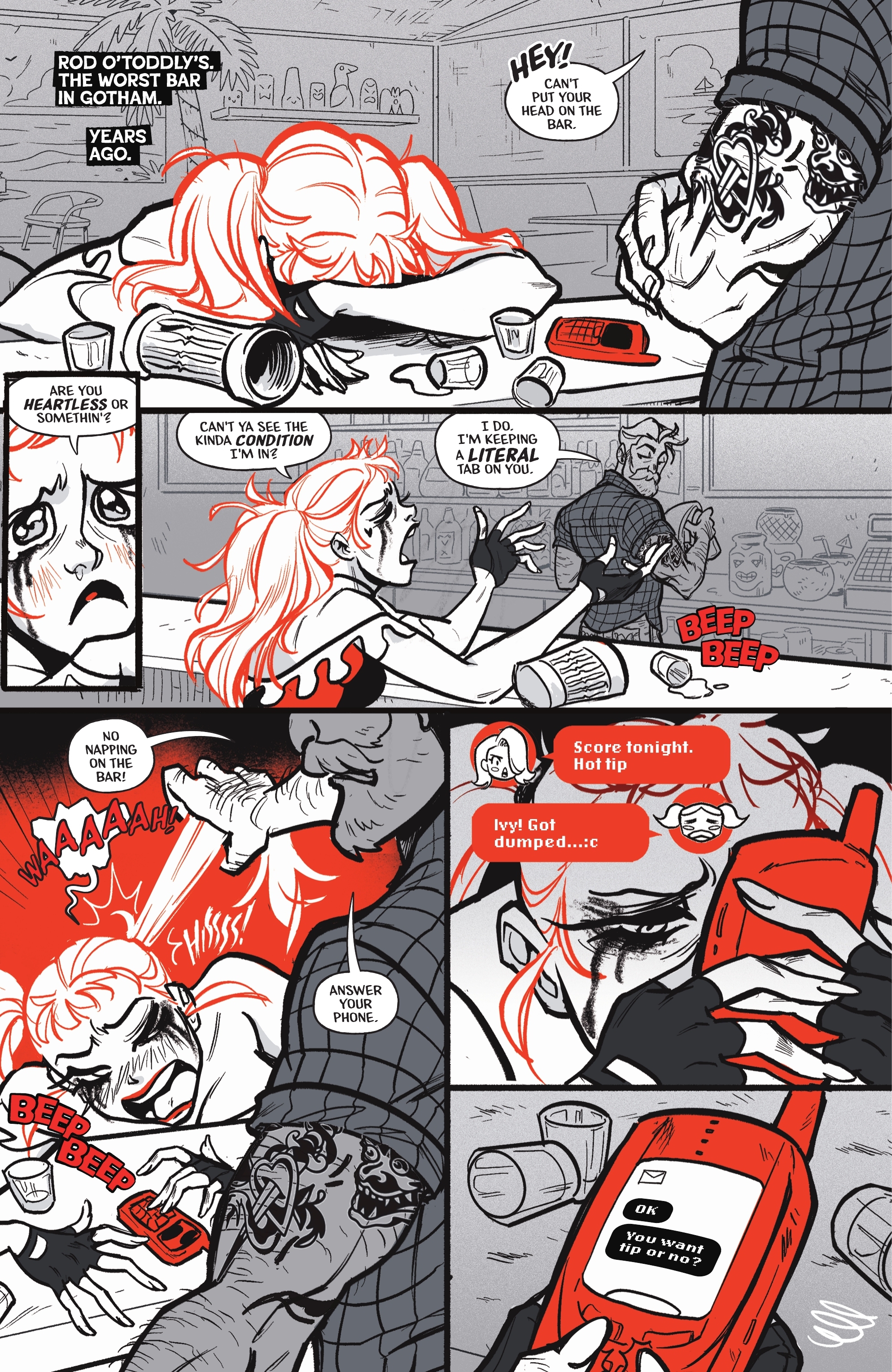 Read online Harley Quinn: Black   White   Redder comic -  Issue #6 - 29