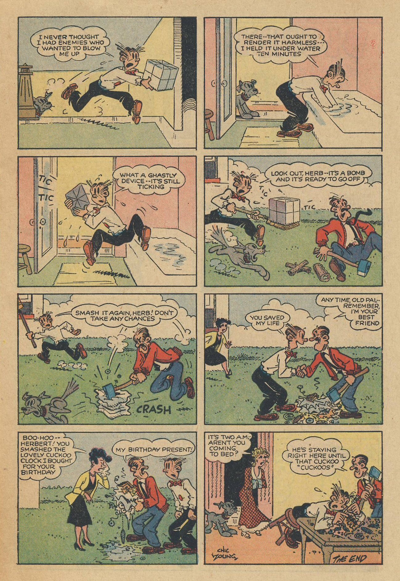 Read online Blondie Comics (1960) comic -  Issue #150 - 31