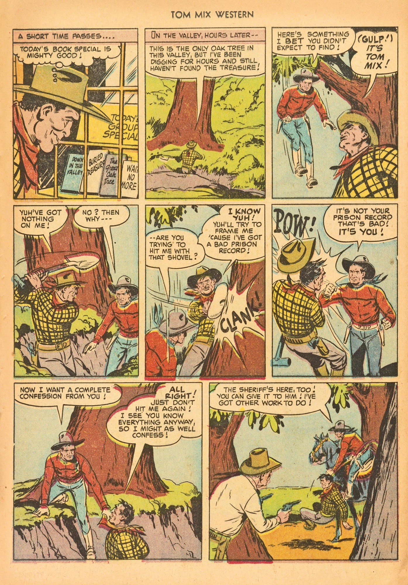 Read online Tom Mix Western (1948) comic -  Issue #43 - 16