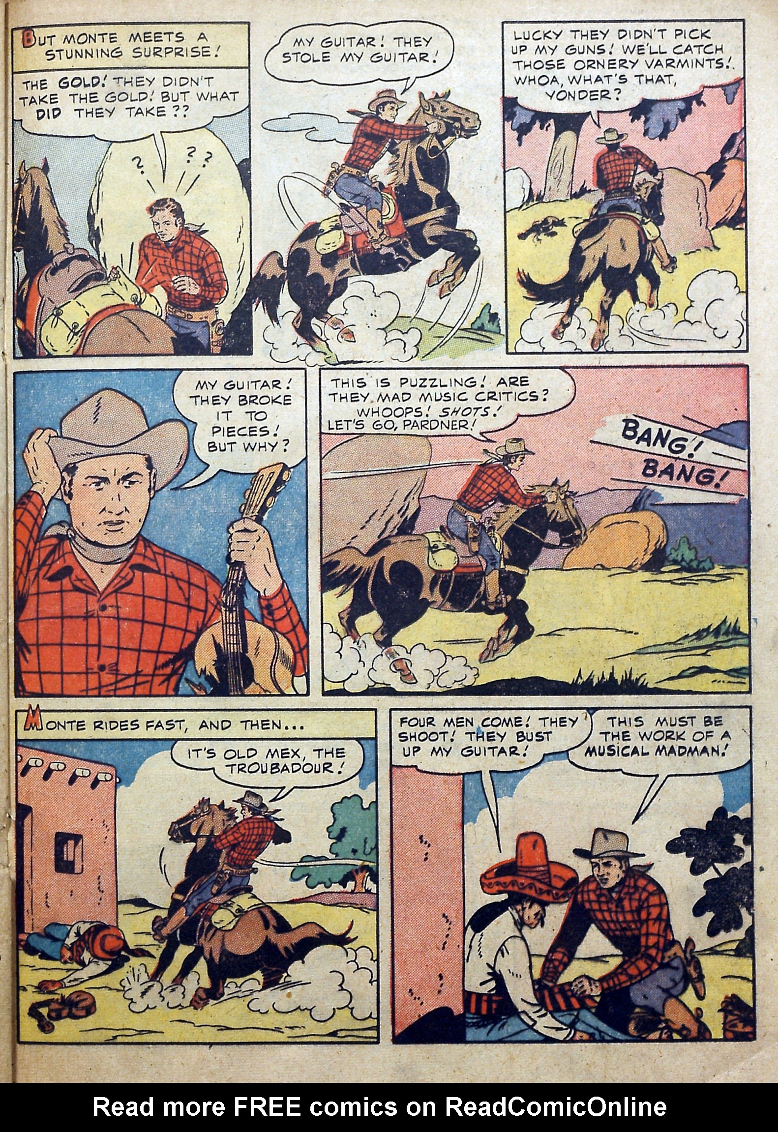Read online Monte Hale Western comic -  Issue #46 - 29