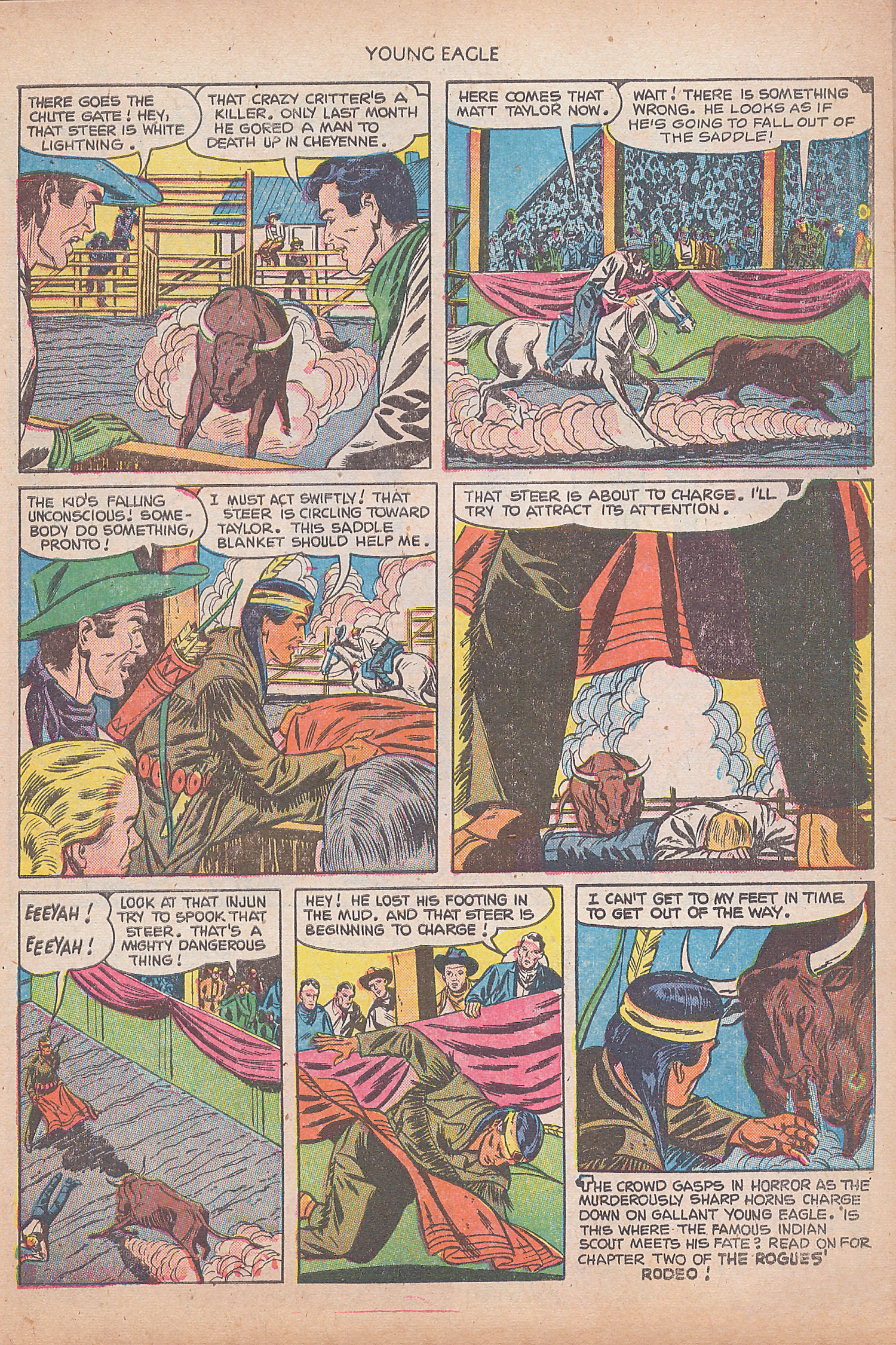 Read online Young Eagle comic -  Issue #8 - 11