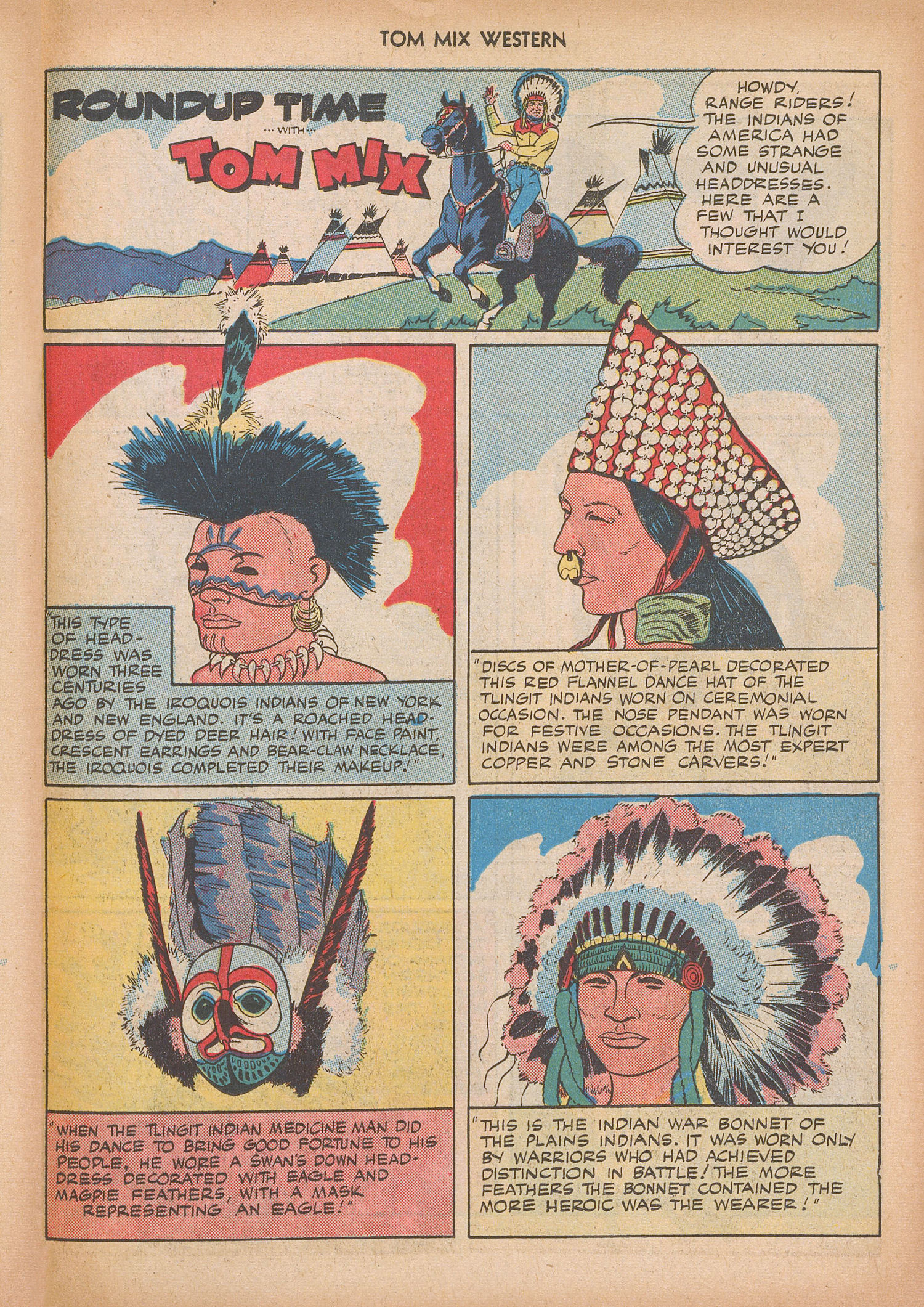 Read online Tom Mix Western (1948) comic -  Issue #10 - 39