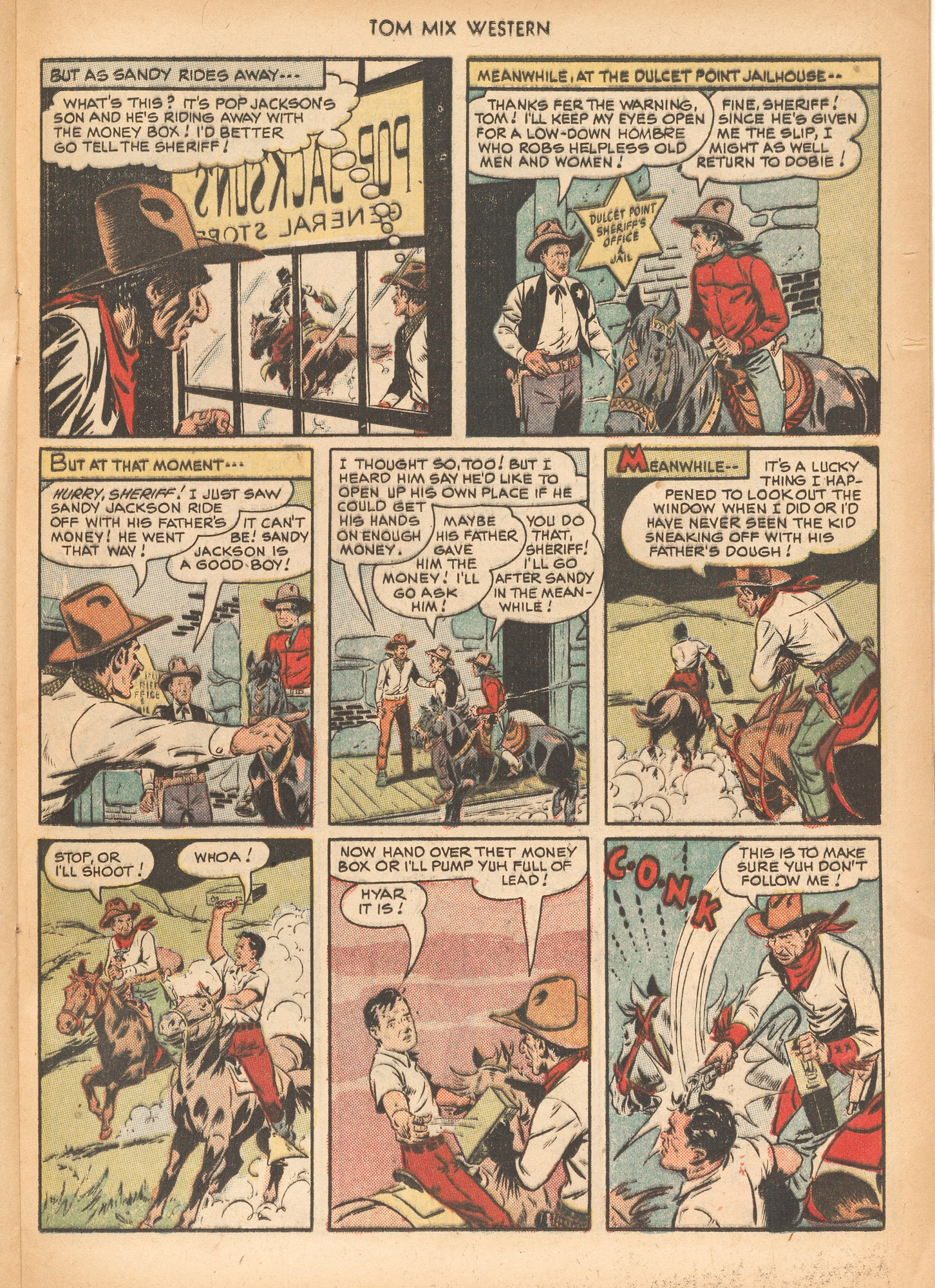 Read online Tom Mix Western (1948) comic -  Issue #26 - 21