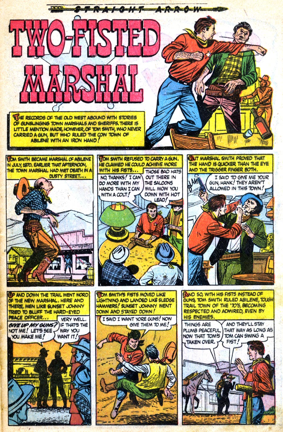 Read online Straight Arrow comic -  Issue #7 - 25