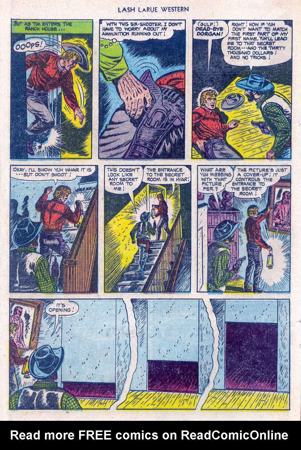 Read online Lash Larue Western (1949) comic -  Issue #45 - 12
