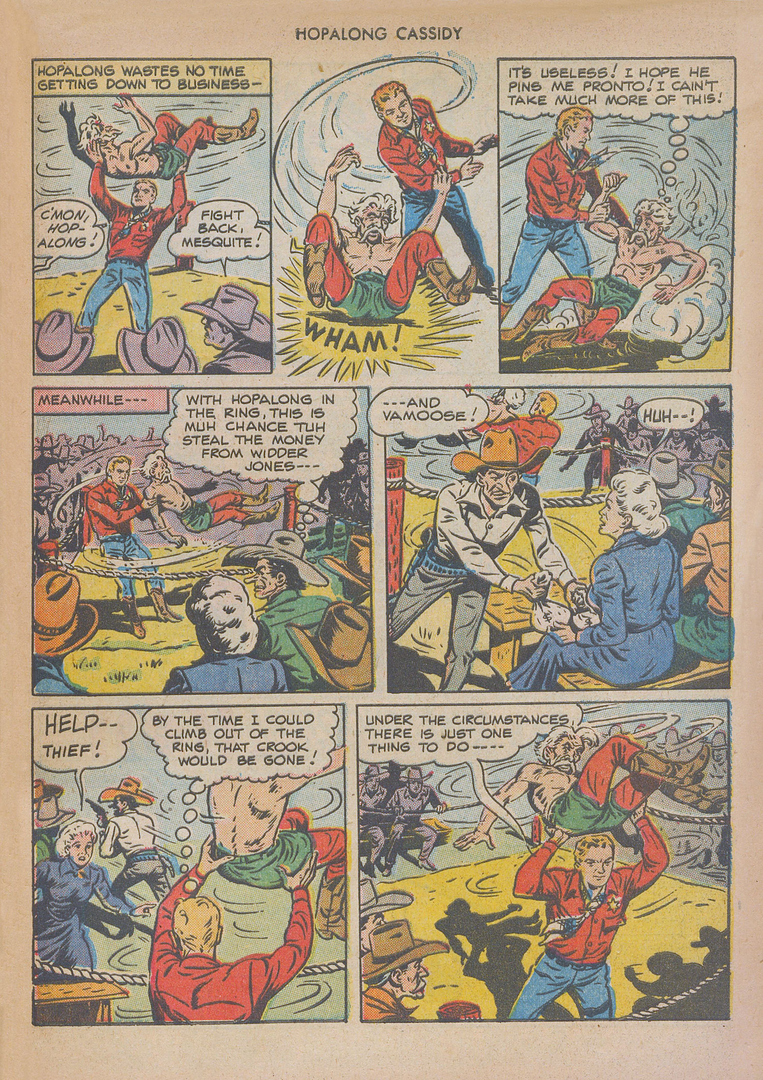Read online Hopalong Cassidy comic -  Issue #27 - 31