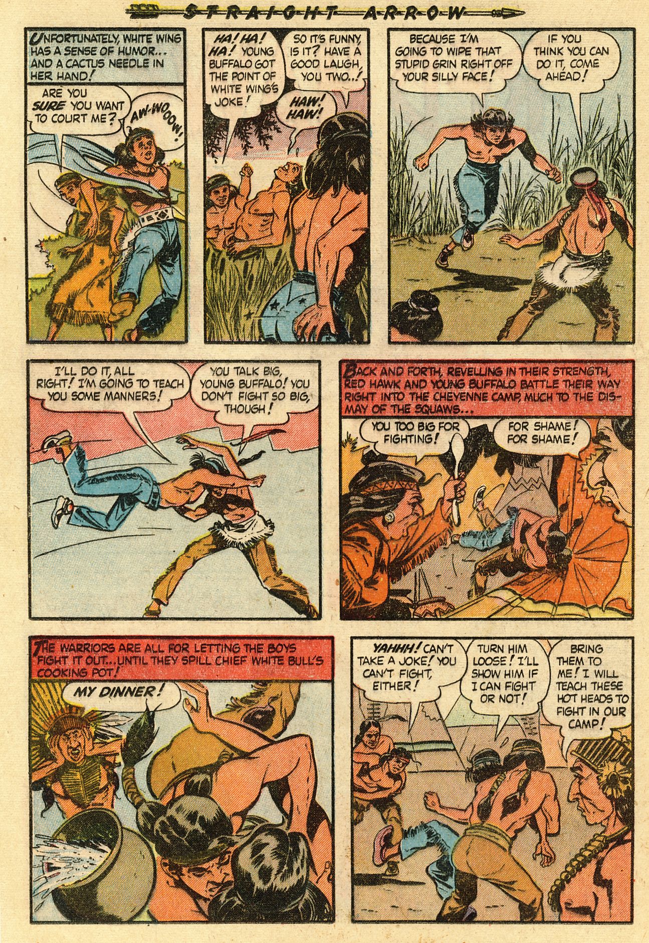 Read online Straight Arrow comic -  Issue #8 - 20