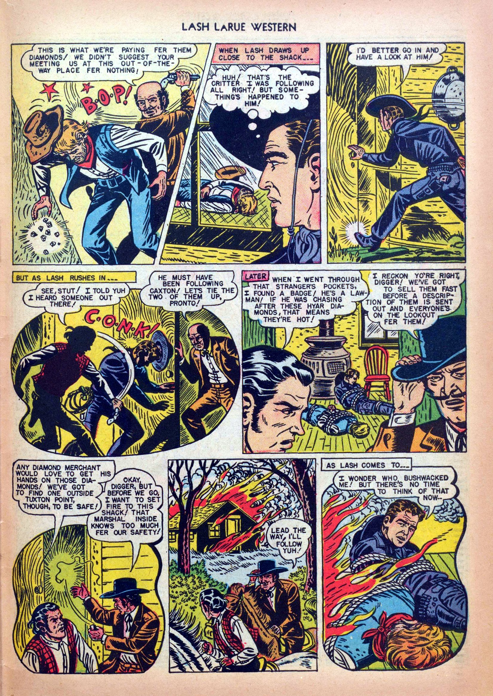 Read online Lash Larue Western (1949) comic -  Issue #5 - 31