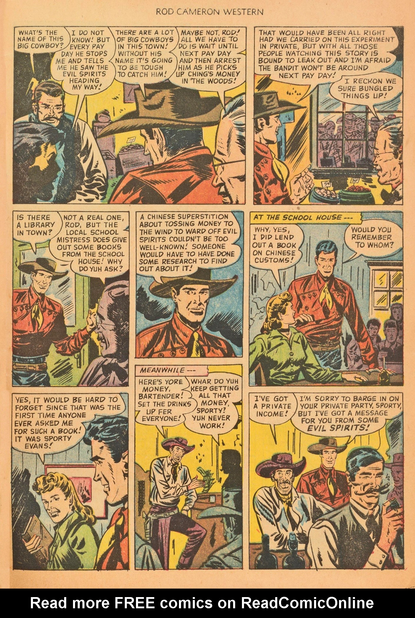 Read online Rod Cameron Western comic -  Issue #20 - 33