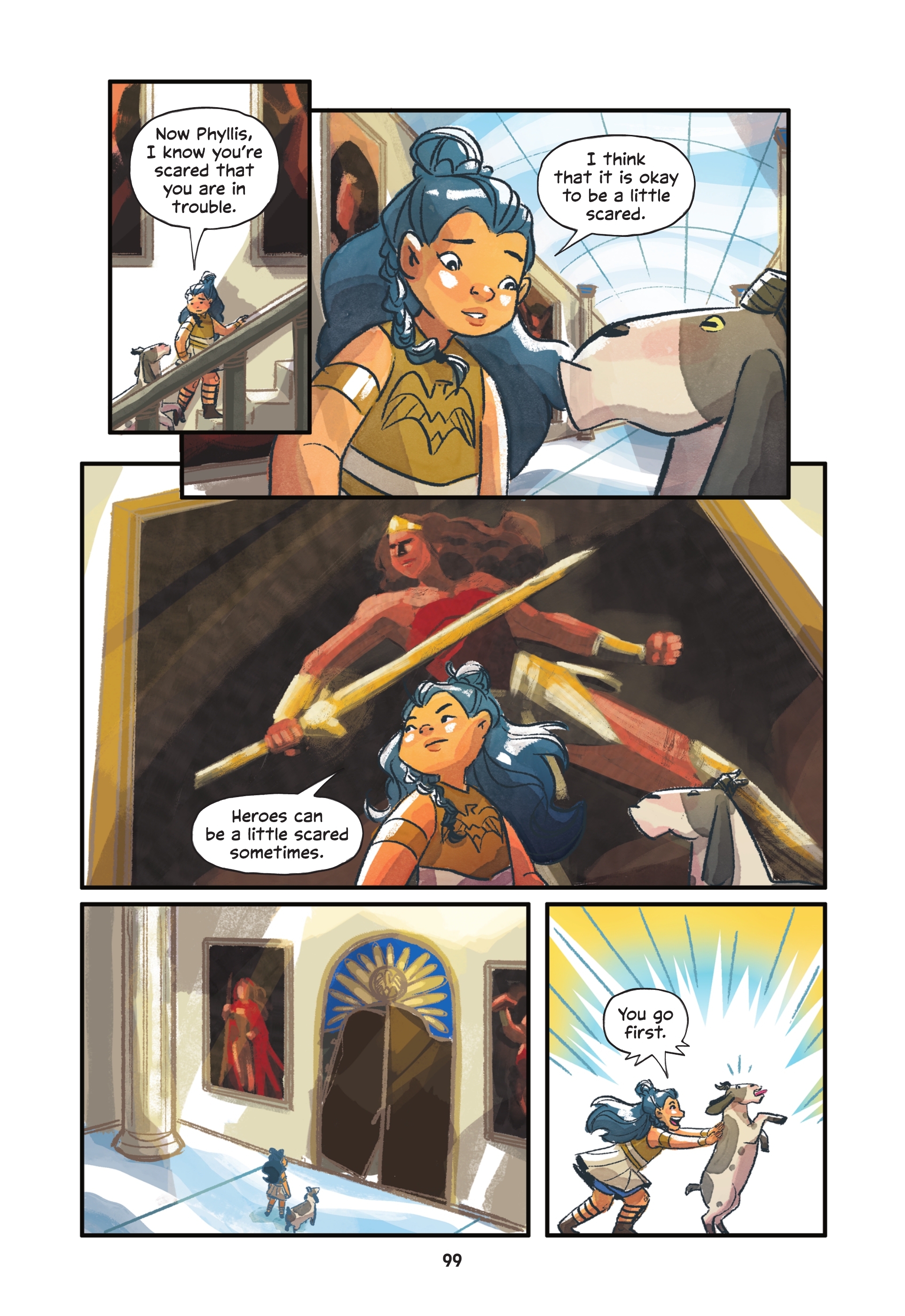 Read online Diana and the Hero's Journey comic -  Issue # TPB - 91