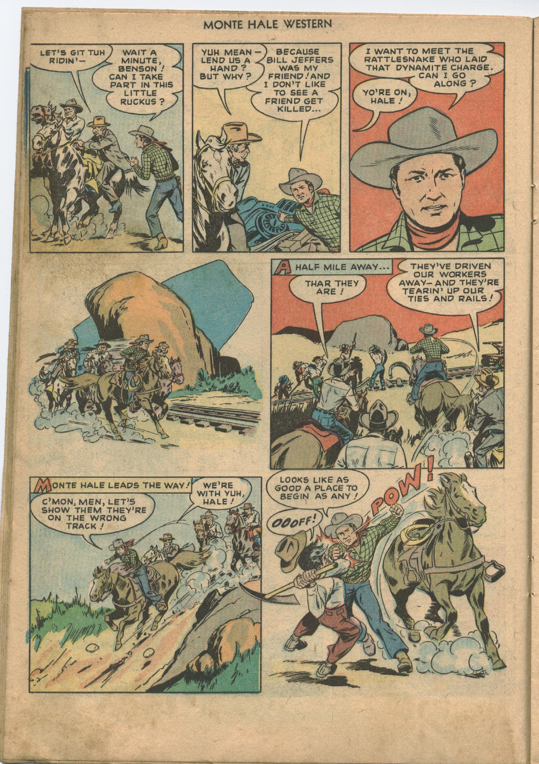 Read online Monte Hale Western comic -  Issue #29 - 20