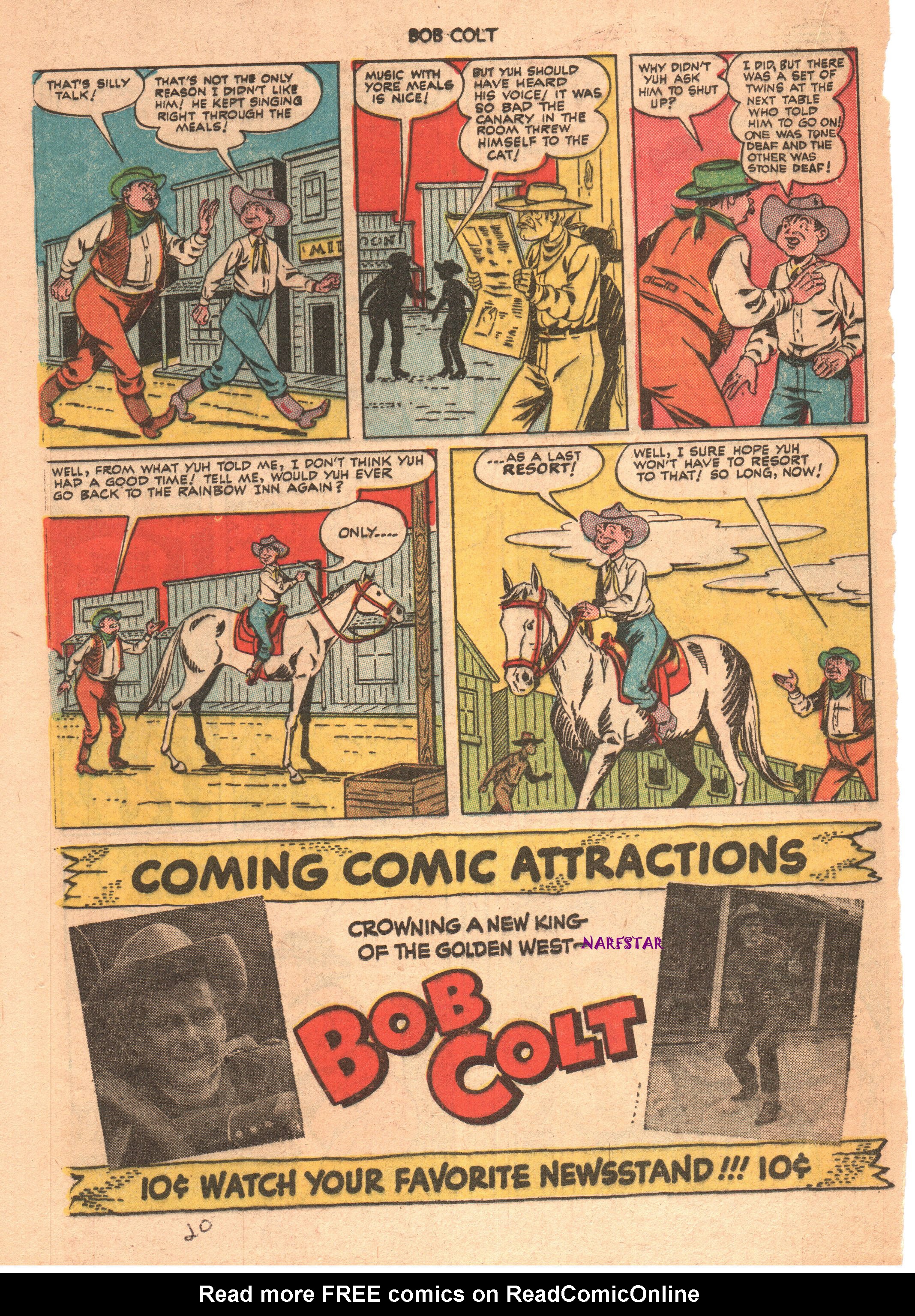 Read online Bob Colt Western comic -  Issue #4 - 20