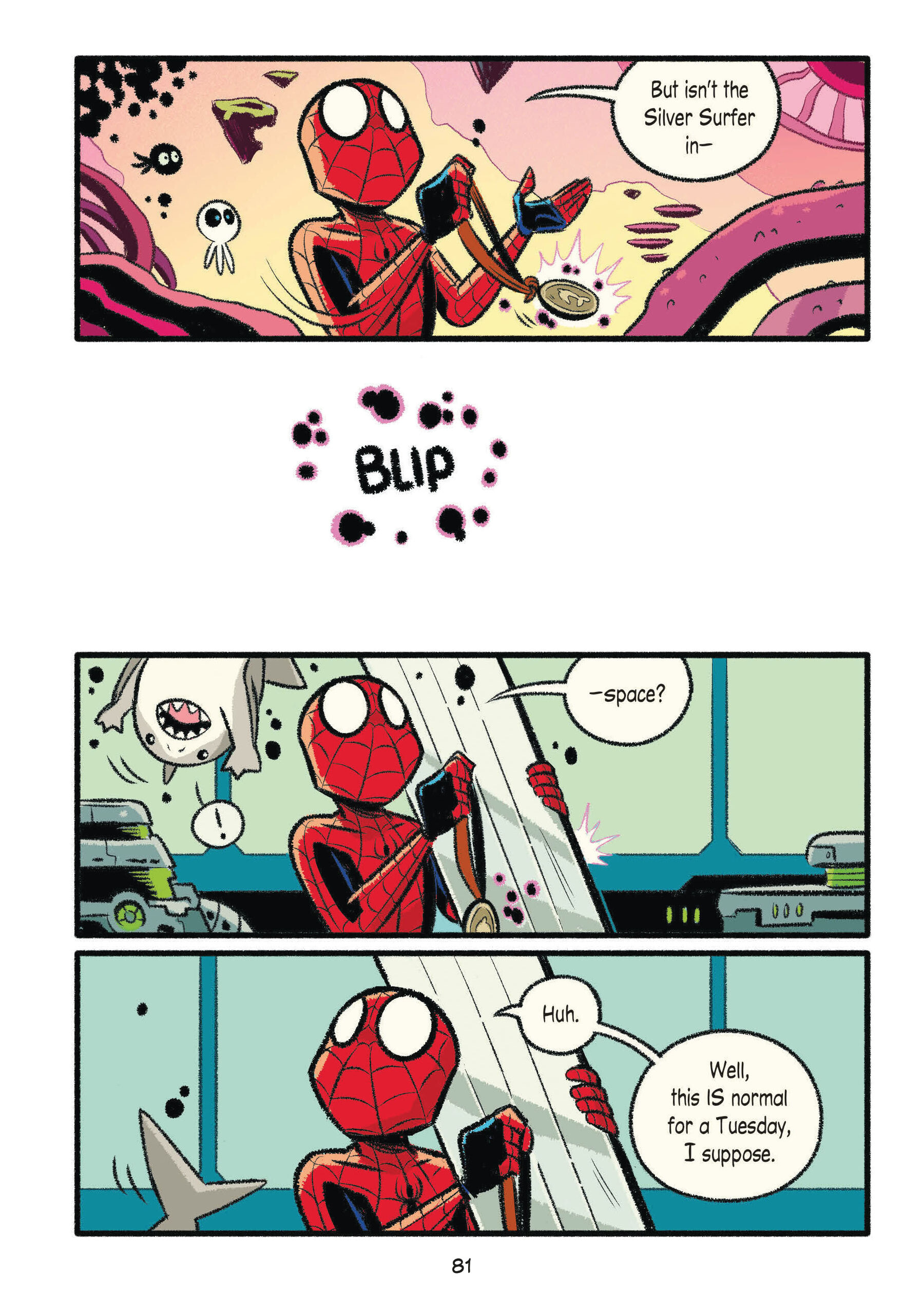 Read online Spider-Man: Quantum Quest! comic -  Issue # TPB - 83
