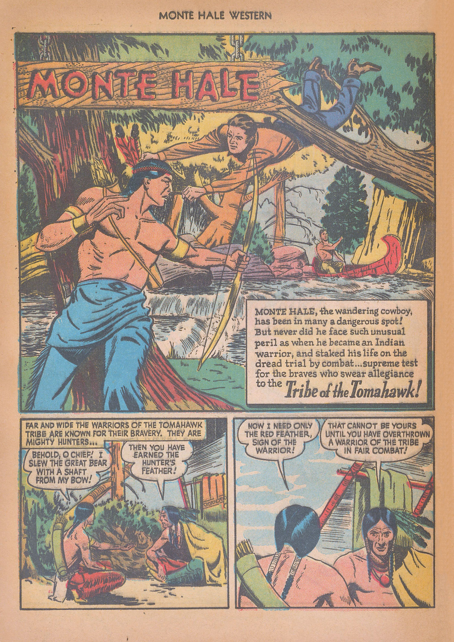 Read online Monte Hale Western comic -  Issue #32 - 40