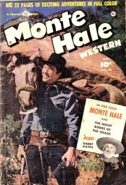 Read online Monte Hale Western comic -  Issue #56 - 1