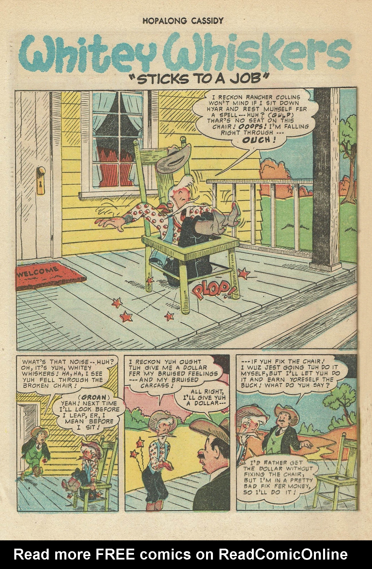 Read online Hopalong Cassidy comic -  Issue #45 - 36