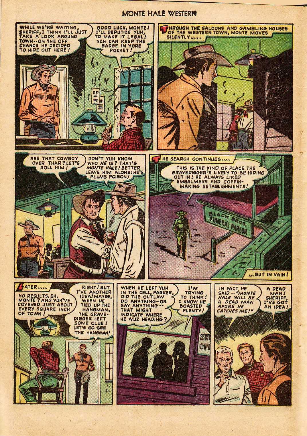 Read online Monte Hale Western comic -  Issue #38 - 43