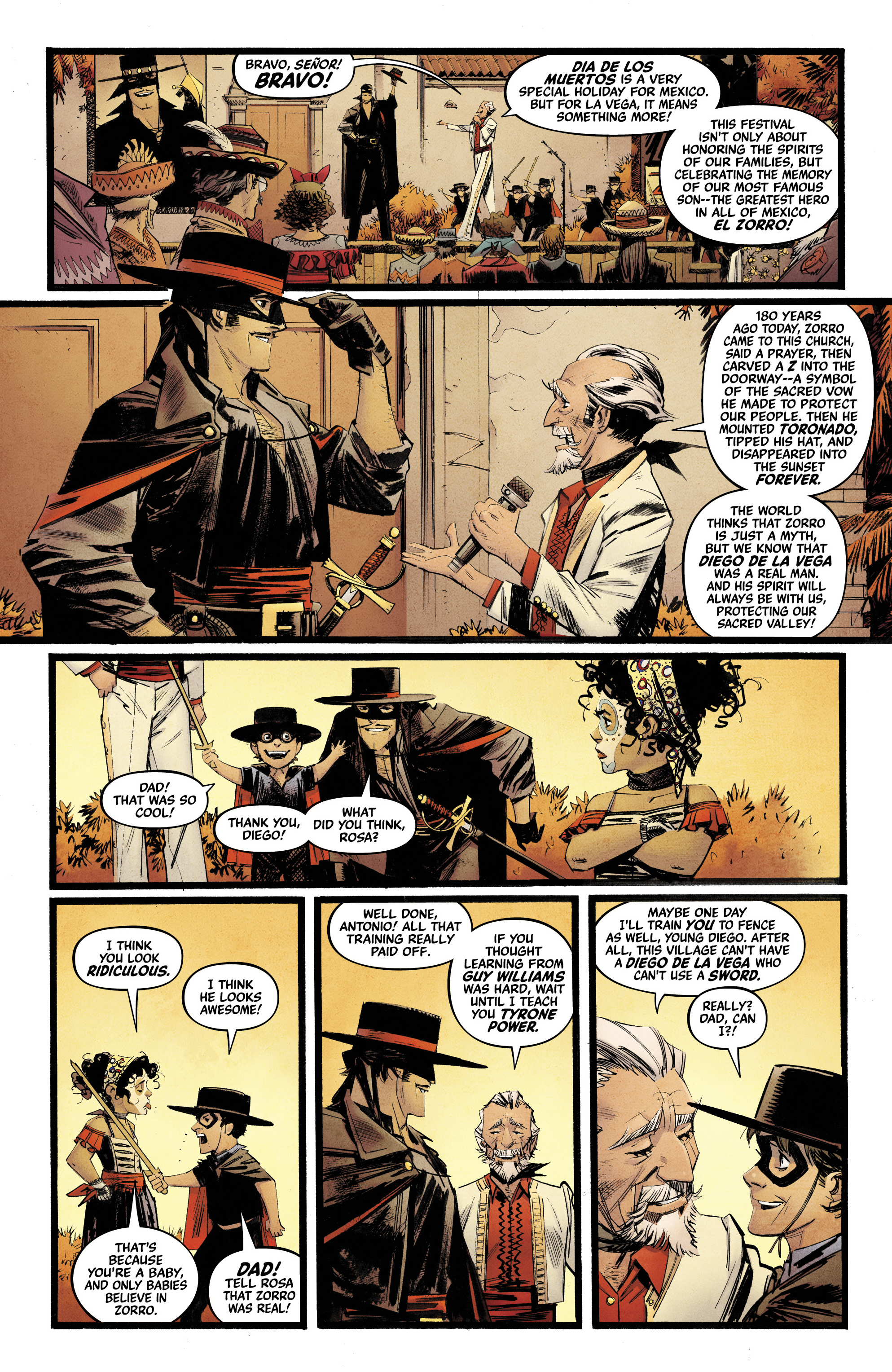 Read online Zorro: Man of the Dead comic -  Issue #1 - 5