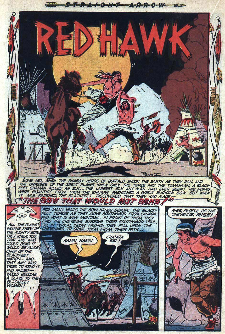 Read online Straight Arrow comic -  Issue #6 - 19