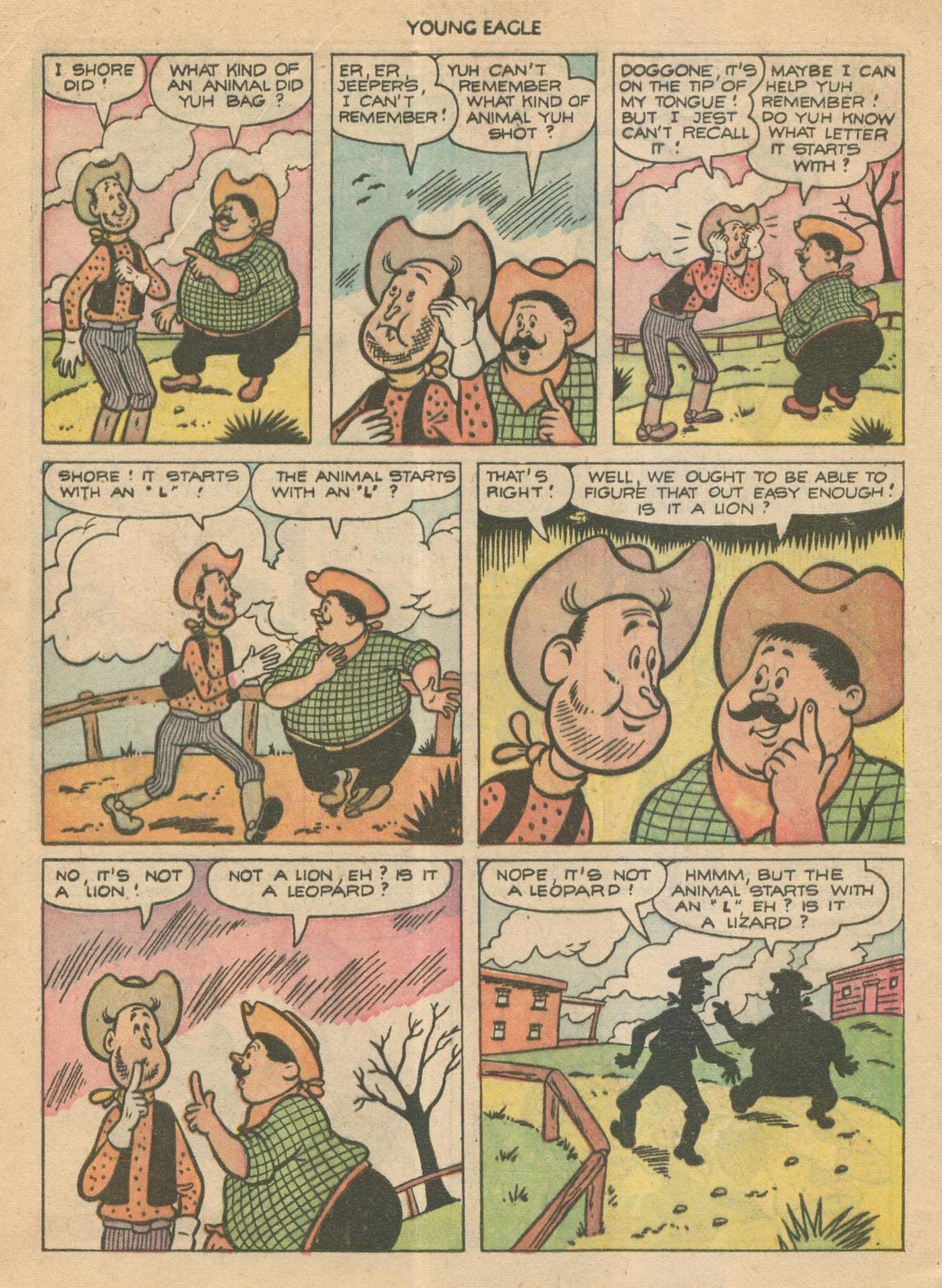 Read online Young Eagle comic -  Issue #9 - 19