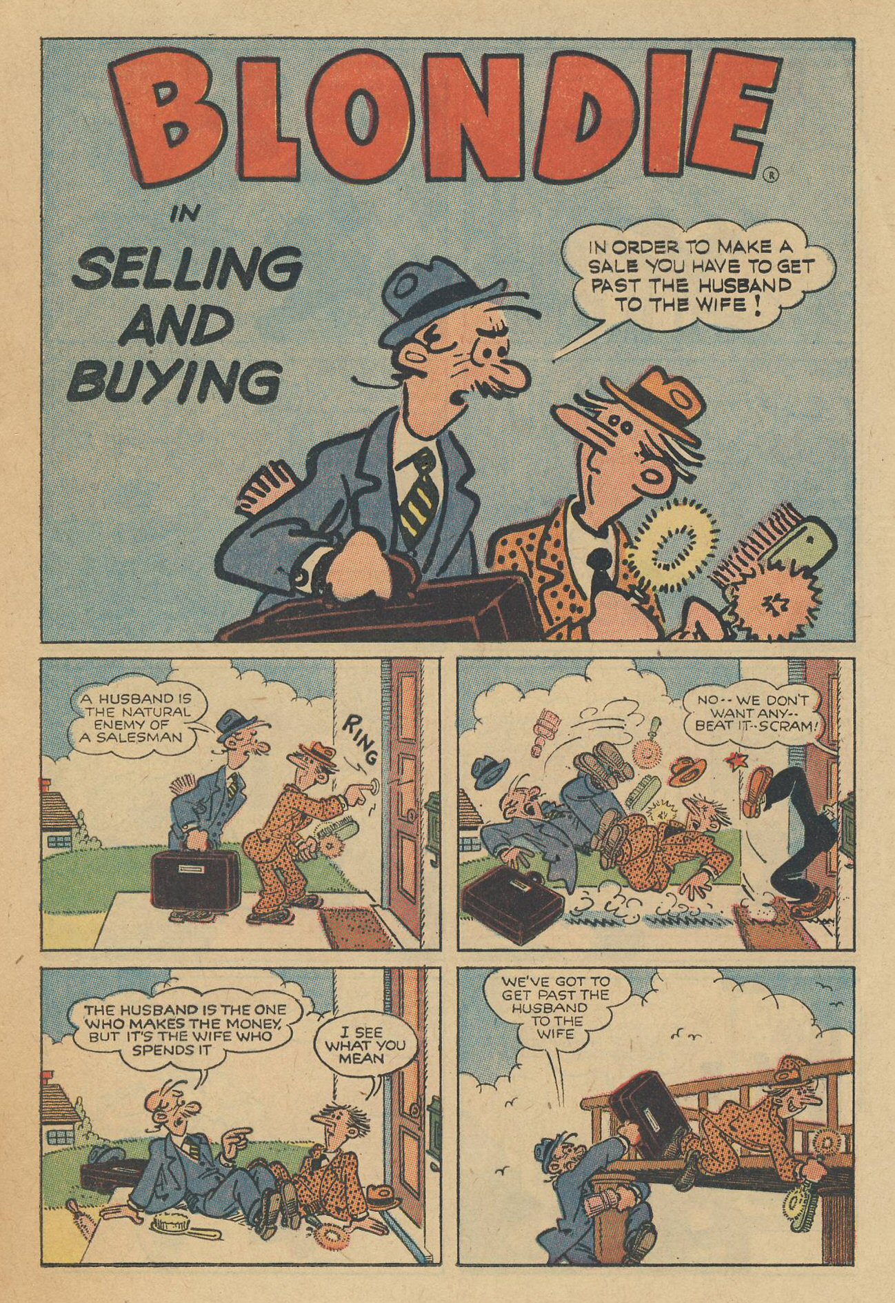 Read online Blondie Comics (1960) comic -  Issue #150 - 21
