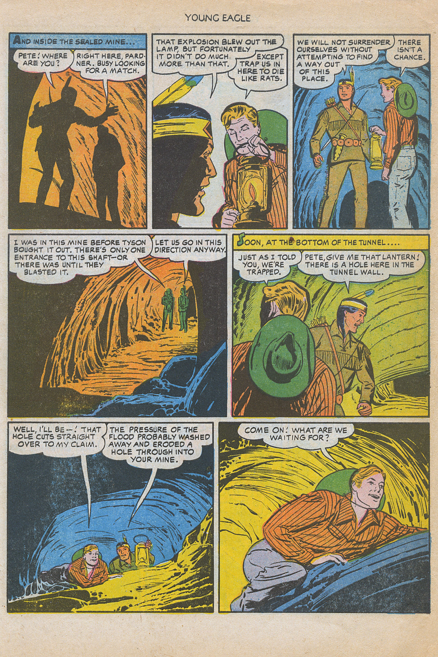 Read online Young Eagle comic -  Issue #5 - 32