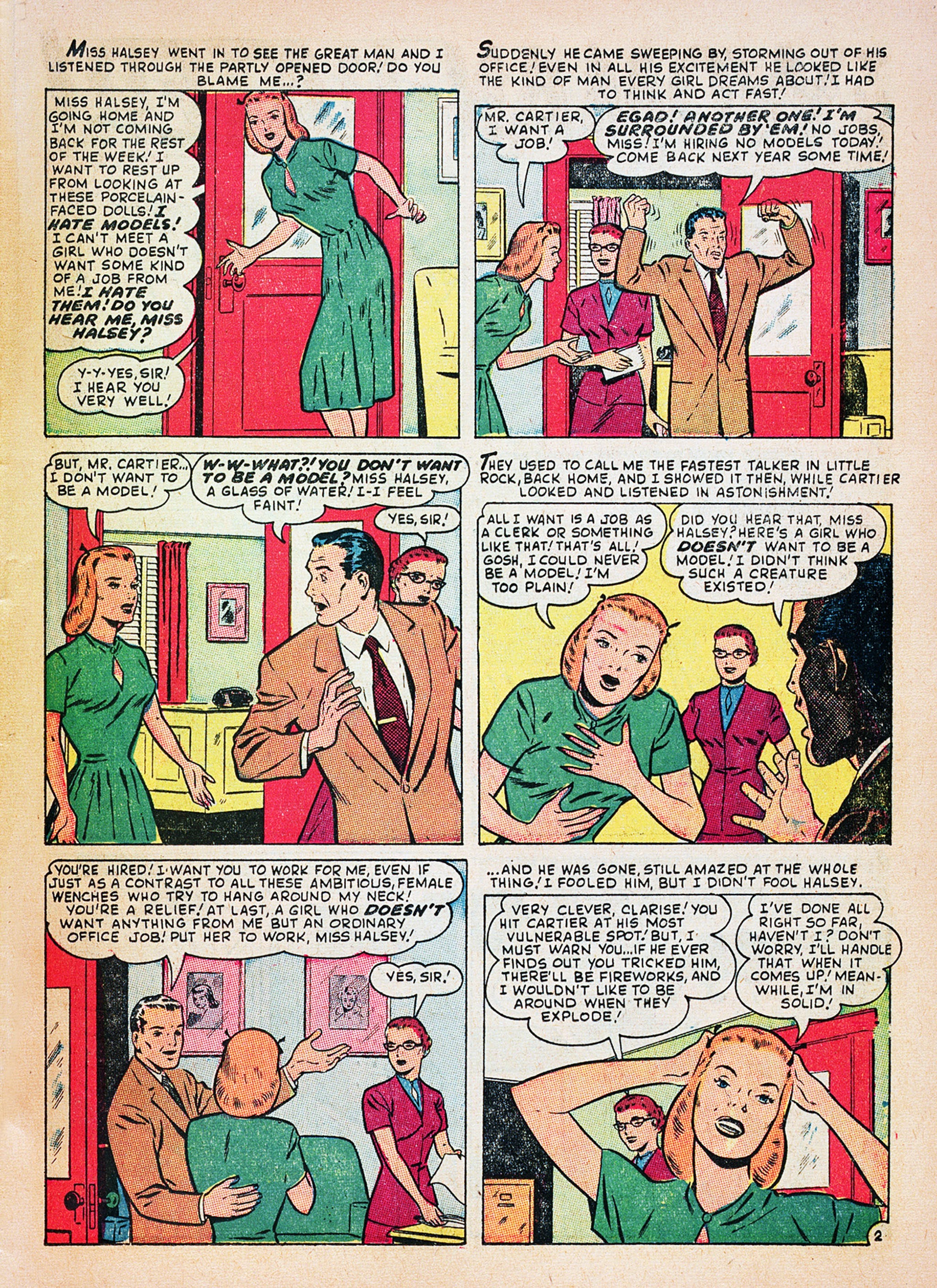 Read online Girl Comics (1949) comic -  Issue #10 - 13