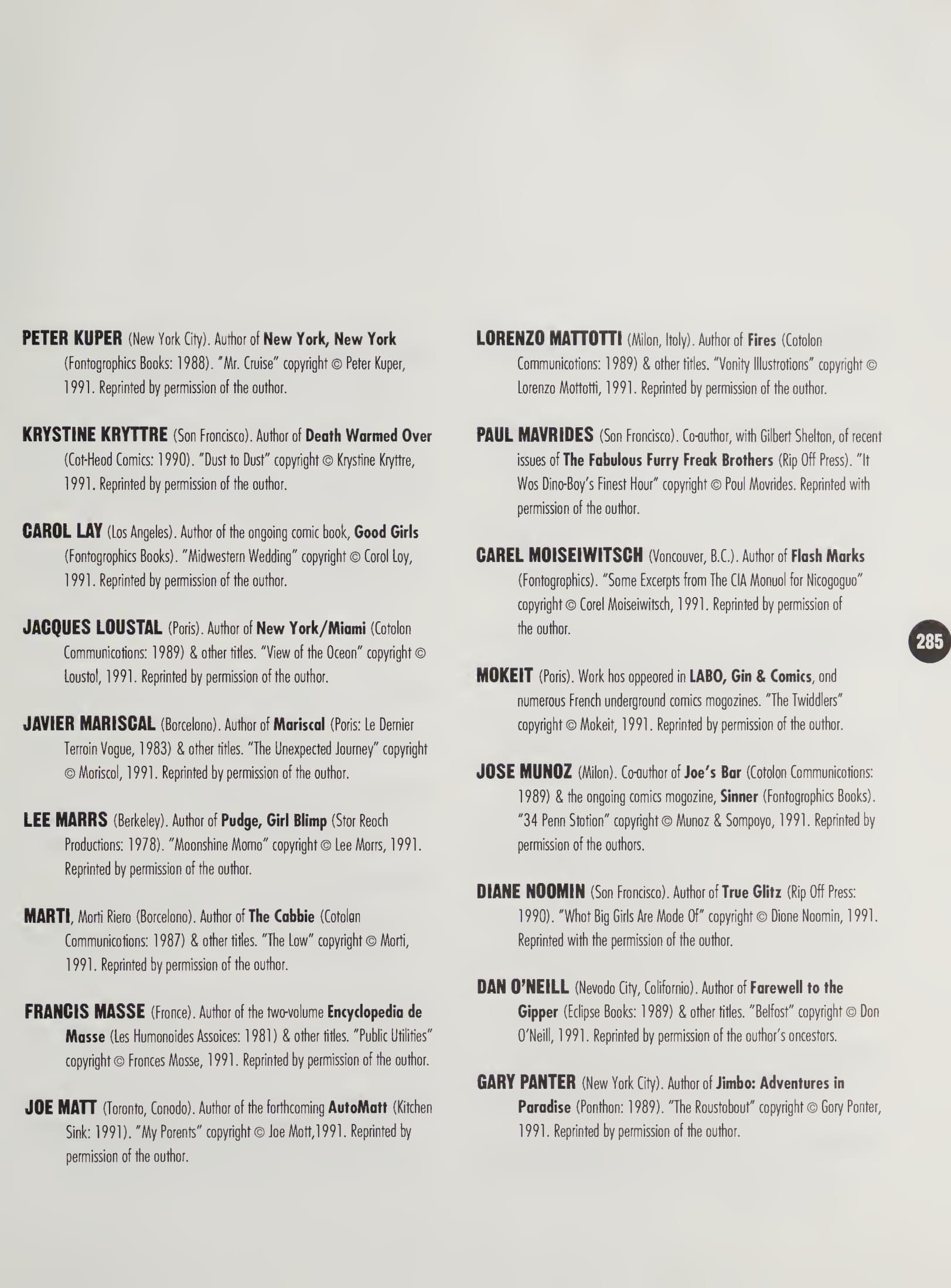 Read online The New Comics Anthology comic -  Issue # TPB (Part 3) - 88