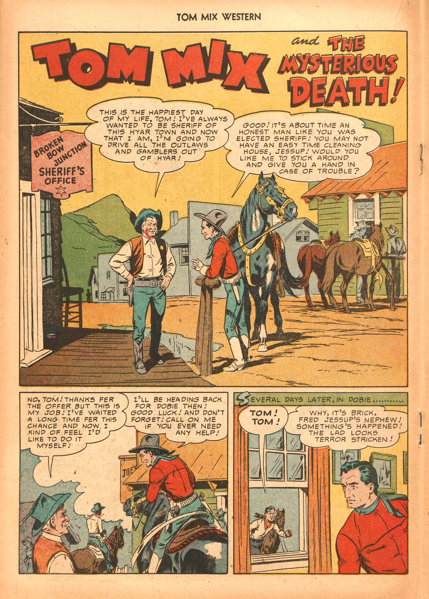 Read online Tom Mix Western (1948) comic -  Issue #34 - 18